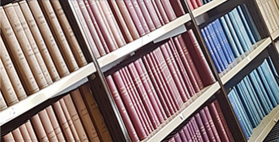 scaffali di libri