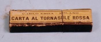 Indicatore carta al tornasole rossa