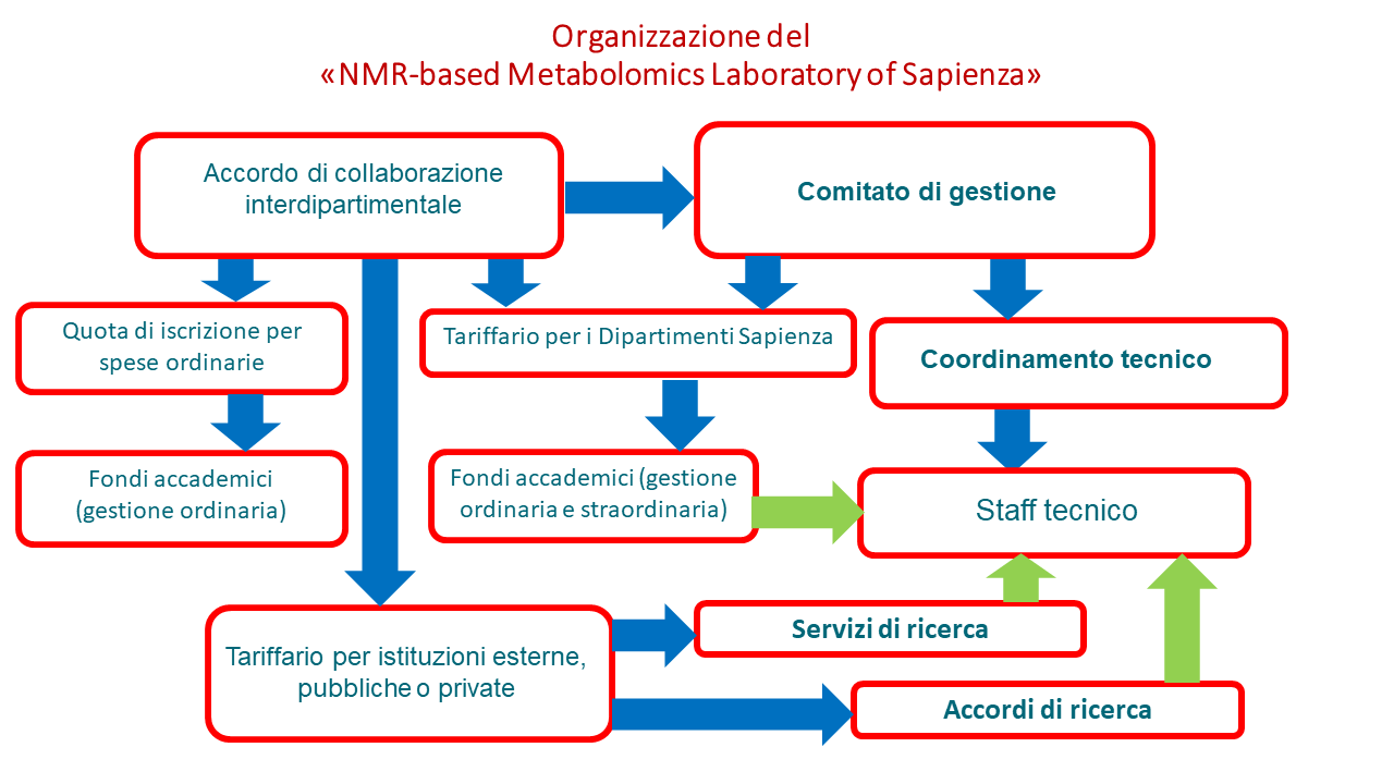 Schema organizzativo NMLab