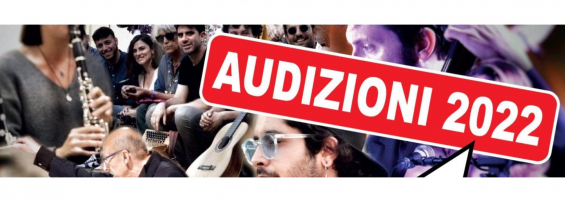 banner audizioni MuSa 2022