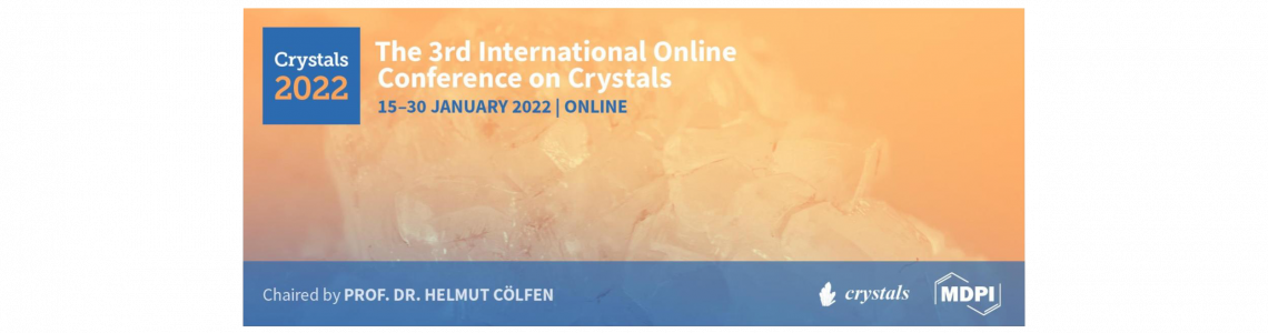 3rd International Electronic Conference on Crystals ICCP 2022 banner